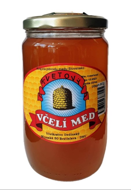 6. MED kvetový 900g